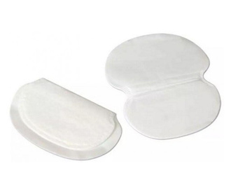 Set 2x absorbante pentru transpiratie, branturi pentru axila, alb, Gonga®