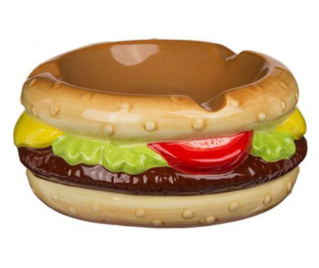 Scrumiera decorativa, hamburger, Gonga Multicolor