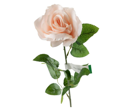 Trandafir artificial, 63 cm, roz deschis, Emerald
