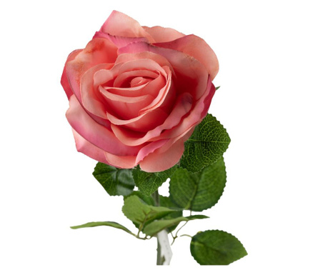 Trandafir artificial, roz, 63 cm, Emerald