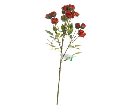 Mini trandafiri artificiali, rosu inchis, 57 cm ,Emerald
