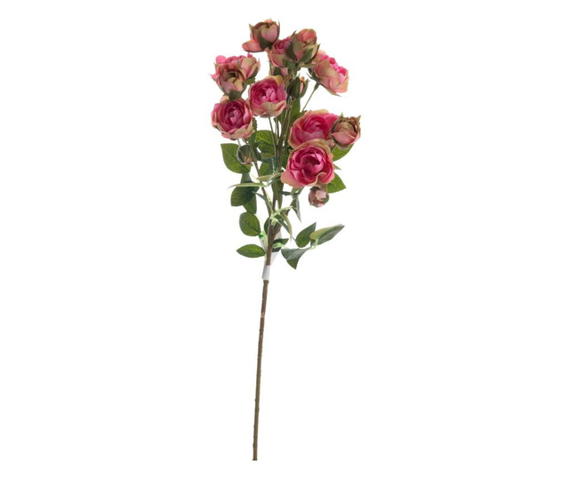 Mini trandafiri artificiali, frez, 57 cm, emerald