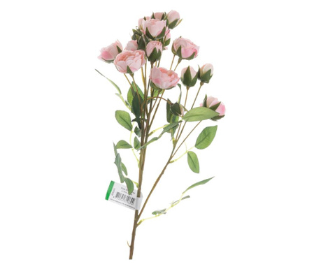 Mini trandafiri artificiali, roz, 57 cm ,Emerald