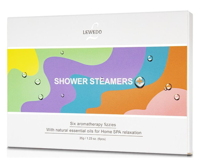 Комплект обгрижване Shower Steamers, есенциални масла, Home Spa, Lewedo by Sevich