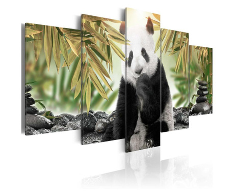 Slika Artgeist - Cute Panda Bear - 200 x 100 cm