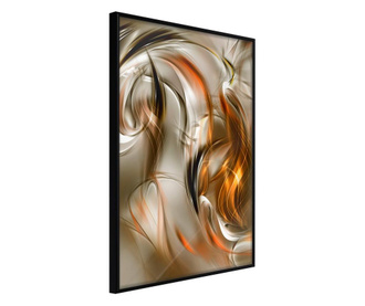 Tablou poster Artgeist, Amber Breeze, Rama neagra, 30 x 45 cm