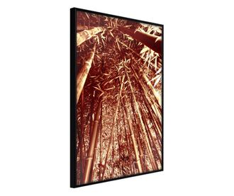 Tablou poster Artgeist, Asian Forest, Rama neagra, 20 x 30 cm