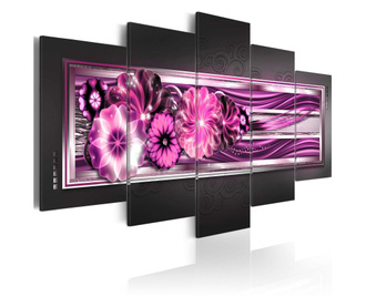 Картина Artgeist - In pink waves - 200 x 100 см