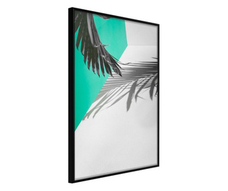Tablou poster Artgeist, Leaves or Wings, Rama neagra, 30 x 45 cm