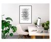 Tablou poster Artgeist, Love Letter, Rama neagra, 40 x 60 cm