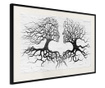 Tablou poster Artgeist, Like the Old Trees, Rama neagra tip passe-partout, 60 x 40 cm