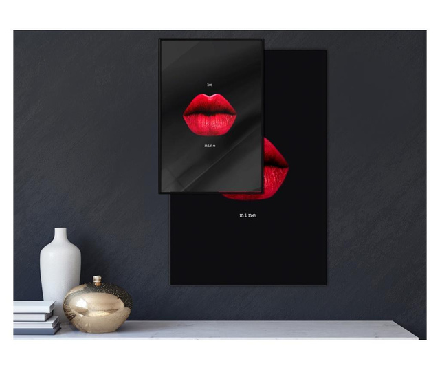Tablou poster Artgeist, Lust, Rama neagra, 40 x 60 cm