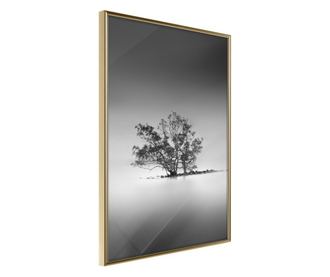 Tablou poster Artgeist, Loneliness I, Rama aurie, 30 x 45 cm