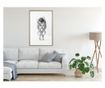 Tablou poster Artgeist, Interlaced Body, Rama aurie, 30 x 45 cm