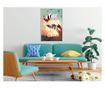 Tablou poster Artgeist, Love Story, Rama alba, 30 x 45 cm