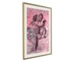 Tablou poster Artgeist, Innocent Love, Rama aurie tip passe-partout, 20 x 30 cm