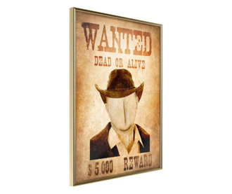 Tablou poster Artgeist, Long Time Ago in the Wild West, Rama aurie, 40 x 60 cm
