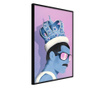 Tablou poster Artgeist, King of Music, Rama neagra, 30 x 45 cm