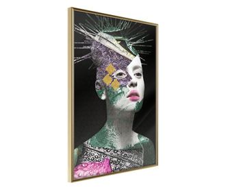 Tablou poster Artgeist, Modern Beauty, Rama aurie, 30 x 45 cm