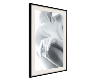 Tablou poster Artgeist, Natural Sensuality, Rama neagra tip passe-partout, 40 x 60 cm