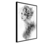 Tablou poster Artgeist, Mysterious Lady, Rama neagra, 40 x 60 cm