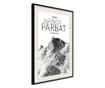 Tablou poster Artgeist, Peaks of the World: Nanga Parbat, Rama neagra tip passe-partout, 20 x 30 cm