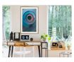 Tablou poster Artgeist, Original Spyhole, Rama aurie tip passe-partout, 30 x 45 cm