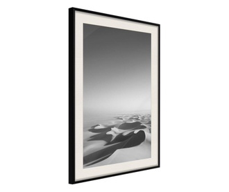 Tablou poster Artgeist, Ocean of Sand I, Rama neagra tip passe-partout, 40 x 60 cm