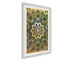Tablou poster Artgeist, Oriental Glow, Rama alba tip passe-partout, 30 x 45 cm