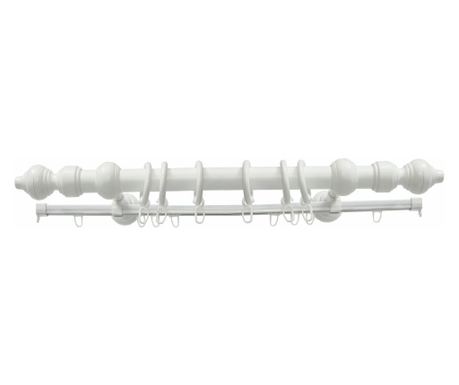 Kit galerie metal alba 160 cm + sina u alba 150 cm 
