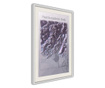 Tablou poster Artgeist, Raised Relief Map: North-Eastern Italy, Rama alba tip passe-partout, 40 x 60 cm