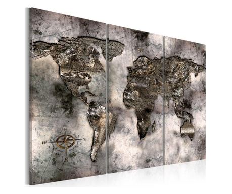 Картина Artgeist - Opalescent map - 120 x 80 см