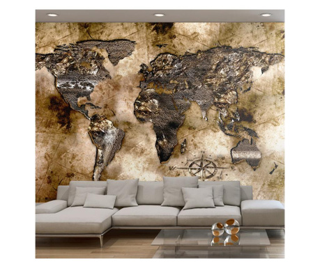 Foto tapeta Artgeist - Old world map - 100 x 70 cm  100x70 cm