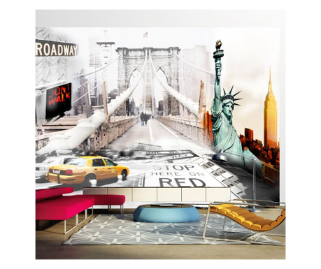 Foto tapeta Artgeist - New York streets - 150 x 105 cm