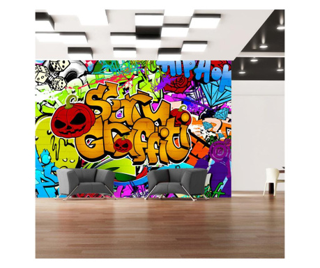 Foto tapeta Artgeist - Scary graffiti - 150 x 105 cm
