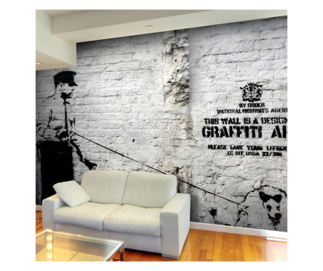 Foto tapeta Artgeist - Banksy - Graffiti Area - 150 x 105 cm