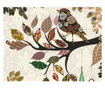 Фототапет Artgeist - Tree branch with bird (patchwork) - 350 x 270 см  350x270 cm