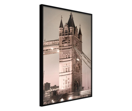 Плакат Artgeist - Symbol of London - Черна рамка - 30 x 45 cm