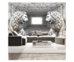 Самозалепващ фототапет Artgeist - Stone Lions - 245 x 175 см