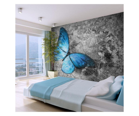 Foto tapeta Artgeist - Blue butterfly - 250 x 193 cm  250x193 cm