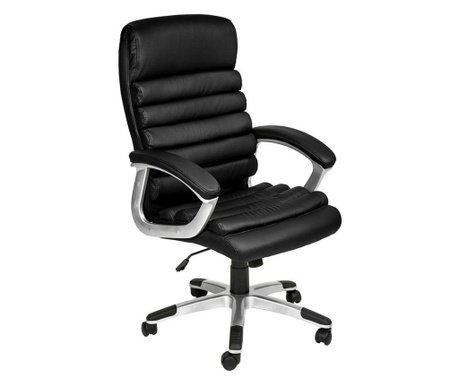 Prémium šéfovská otočná kancelářská židle, ve více barvách, černá