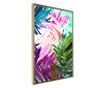 Plakat Artgeist - Vibrant Jungle - Zlat okvir - 40 x 60 cm