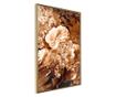 Plakat Artgeist - Bouquet in Sepia - Zlat okvir - 30 x 45 cm