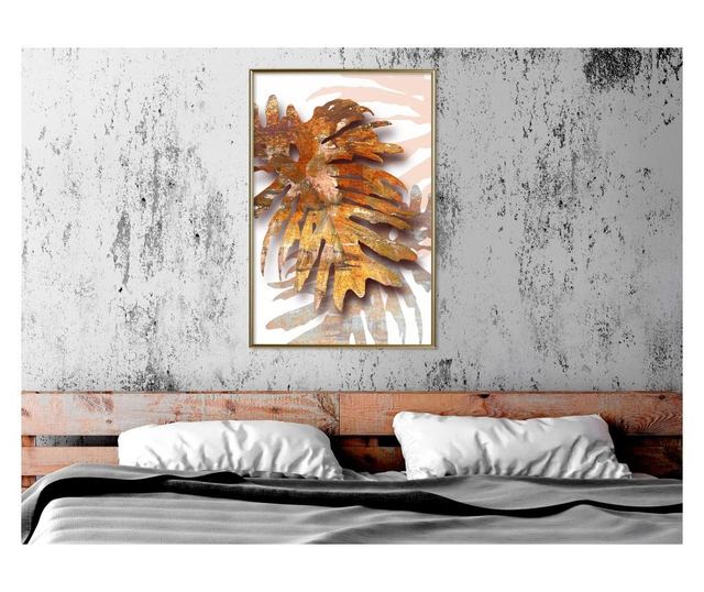 Plakat Artgeist - September Leaves - Zlat okvir - 30 x 45 cm