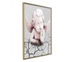 Plakat Artgeist - Cherub - Zlat okvir - 30 x 45 cm