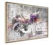 Plakat Artgeist - Flower Delivery - Zlat okvir - 30 x 20 cm