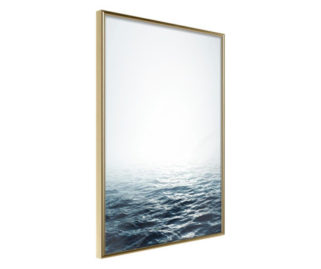 Poster Artgeist - Endless Sea - Zlatni okvir - 20 x 30 cm