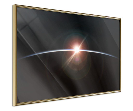 Poster Artgeist - Glimmer - Zlatni okvir - 30 x 20 cm
