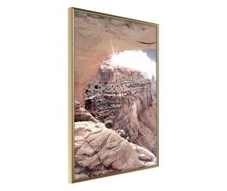Faldekoráció - beauty of the canyon - arany keret - 40 x 60 cm