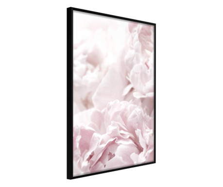 Faldekoráció - joyful morning - fekete keret - 40 x 60 cm